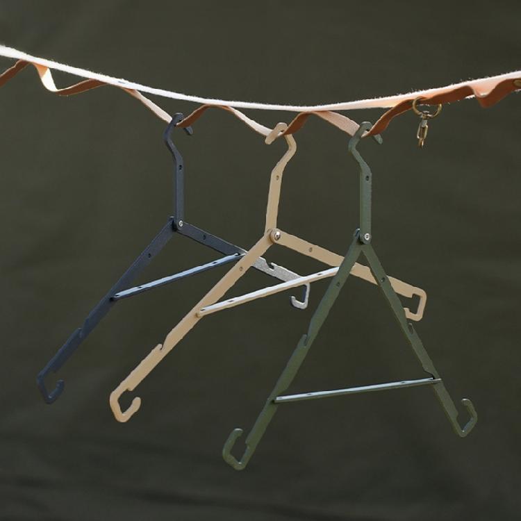 2pcs Travel Friendly Folding Hangers Travel Hangers Convenient Clothes Rack for Traveler and Outdoor Lover