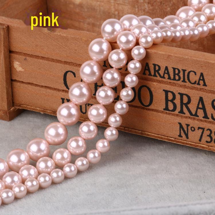 

Разноцветные ракушки и жемчужные бусины для изготовления украшений и аксессуаров своими руками 4mm (approx. 98-100 beads)