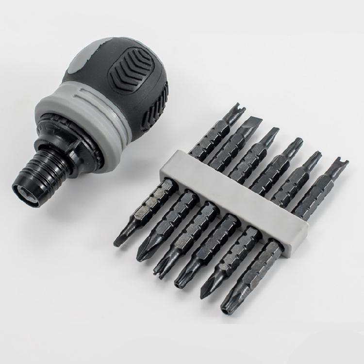 13 In 1 Ratchet Screwdriver Hand Tool Insulated Household Electrical Screwdriver Magnetic Tip Electrician Repair