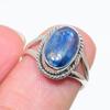 Natural Kyanite Gemstone Handmade 925 Solid Sterling Silver Gift Ring S.6 H1v54