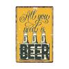 Beer Vintage Metal Tin Sign Chic Home Bar Cafe Poster Wall Decor Art Plaque Pub Tavern Retro Decorative Plates 20*30 CM
