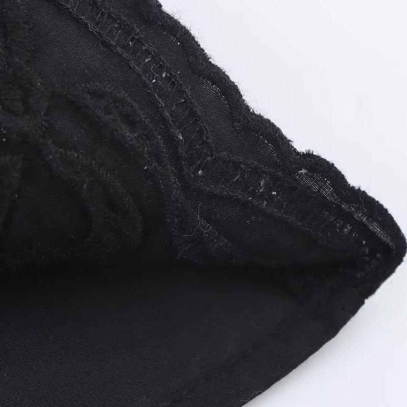 Kaslead New Arrival Women's Clothing Fashion Style Stylish Simple and Versatile Embroider Tops 0881017