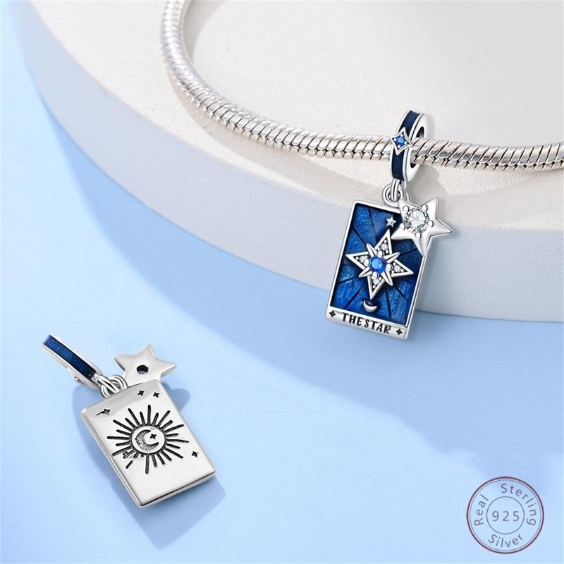 100% Copper Tarot Stars Shiny Zirconia Beads 3Mm Diy Holiday Exquisite Jewelry Gift Making