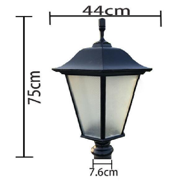 Rust-Proof 3m Courtyard Light Pole: Modern Landscape Street Light for Parks, Villas, Communities, and Households.