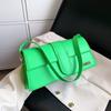 Fashion French Niche Texture Underarm Women's Bag Pure Colour Tote Shoulder Small Square Bag