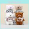 Plush Bear Keychain With Soft Pp Cotton Filling For Kids And Bag Decor