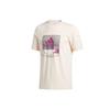 T Shirts Men's Light Pink Crew Neck Moderate Straight Fit GE4521