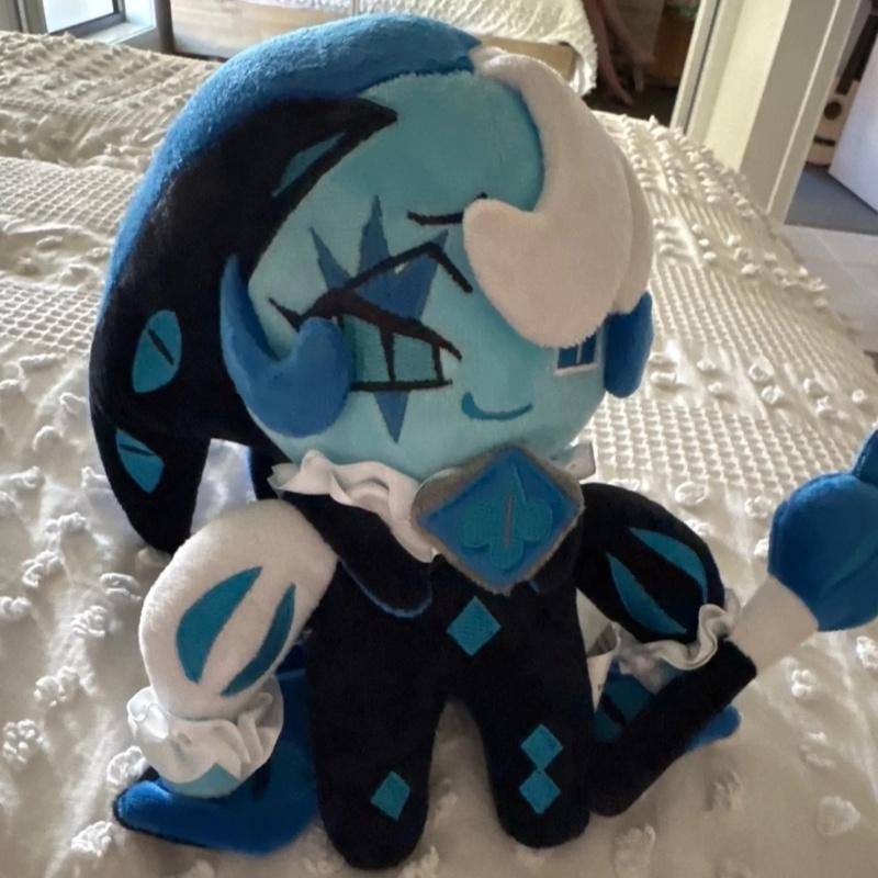 

Высококачественная плюшевая игрушка 24 см Печенье Молоко Тень Мультфильм Игра Кукла Печенье Молоко Аниме Мягкая Набивная Декор для спальни Игрушка Подарки В наличии 24cm no box no tag