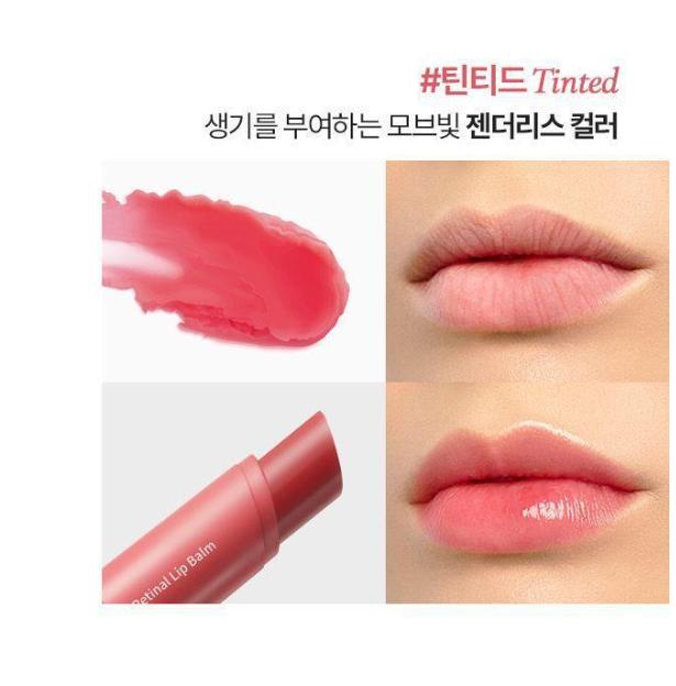 Retinal Lippenbalsam für volle und glatte Lippen (Klar & Rosafarben getönt)