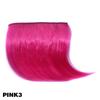 Hair Bangs 2Clips Clip-in Synthetic Hair Extension Rainbow Colorful Frontal Fake Fringe Hairpiece Instant Creative Hairstyle