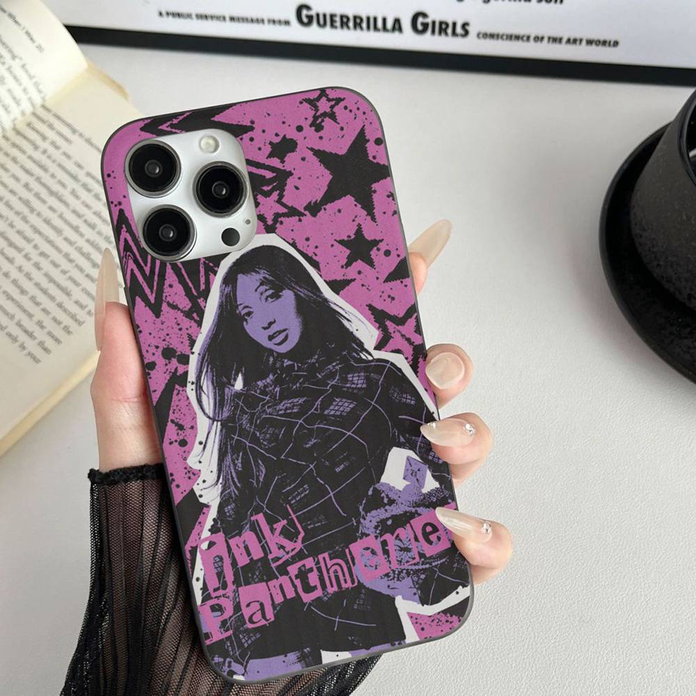 Singer Pinkpantheress Phone Case For IPhone 17 16 15 11 12 13 14 Pro Max Soft Corrugated Silicone Cover Case
