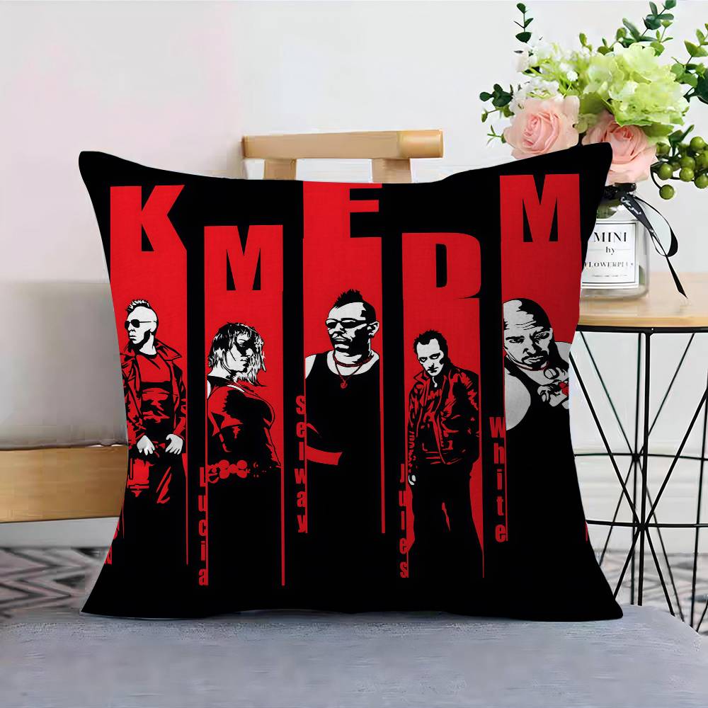 

KMFDM Band Pillow Gift Home Office Decoration Bedroom Sofa Car Cushion Cover case x 30X30cm