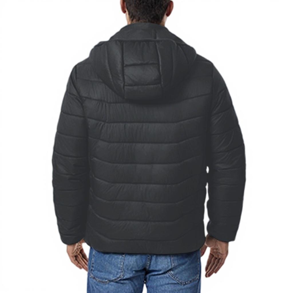 Men's  Four  Constant Temperature  Intelligent  Fever  Hooded Hood  Cotton-padded Jacket  Coat