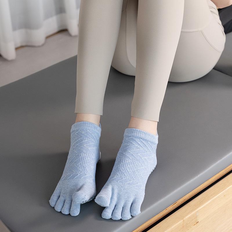 Calzini a Cinque Dita ToeSox Senza Schienale Antiscivolo Yoga & Pilates - Qualità per Tutte le Stagioni
