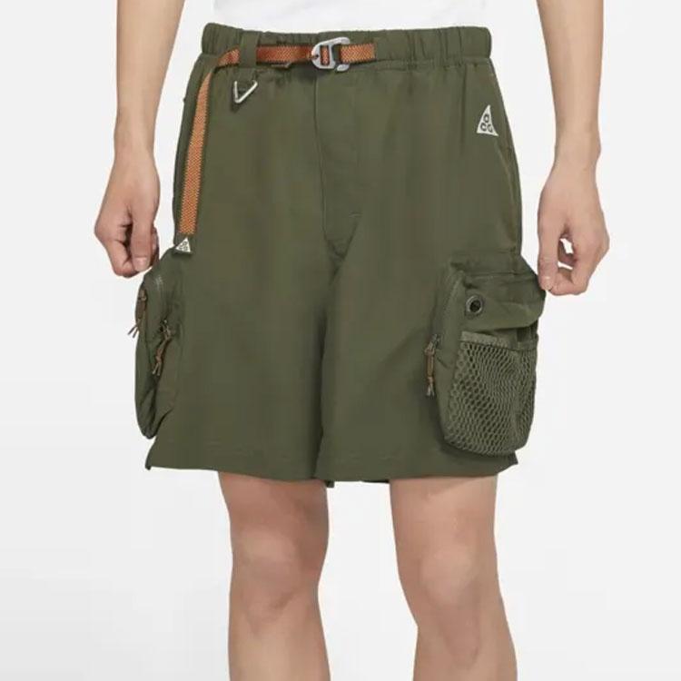 Herren Nike ACG Snowgrass Unifarbene Cargoshorts Grün Geschenk für Freund DN3946-325