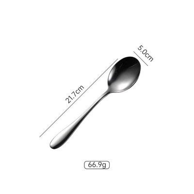 Qianxing 410 Stainless Steel Serving Spoons, 10-Pack
