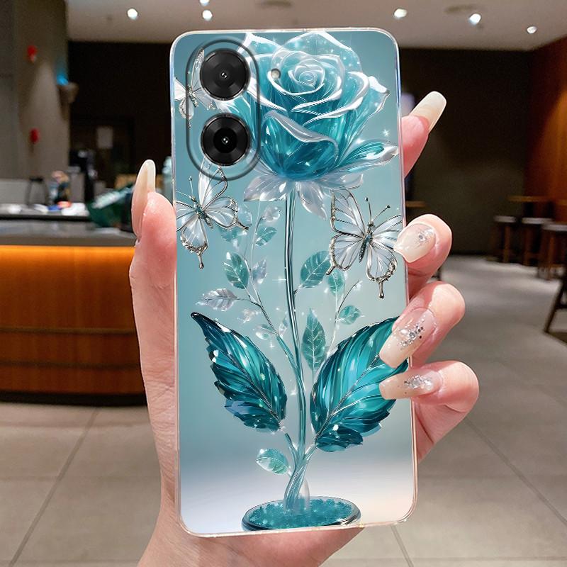 Case For Xiaomi Redmi A5 Flower Butterfly Phone Shells For Redmi A5 4G Soft Silicone Transparent Funda TPU Protective Back Cover