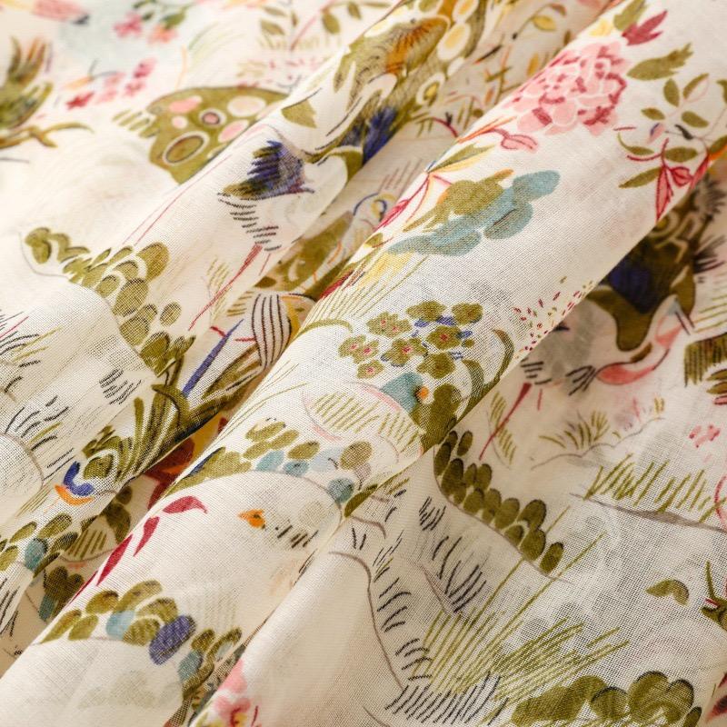 Van Gogh Designs Bird On Tree Floral Tassel Viscose Shawls Scarf Lady High Quality Thin Wrap Beach Stole Bufandas Muslim Hijab