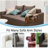 Sofa Armrest Organizer Non-Slip Arm Chair Bedside Caddy Storage Organizer for Recliner Couch with 14 Pockets for Cell Phone TV Remote Control
