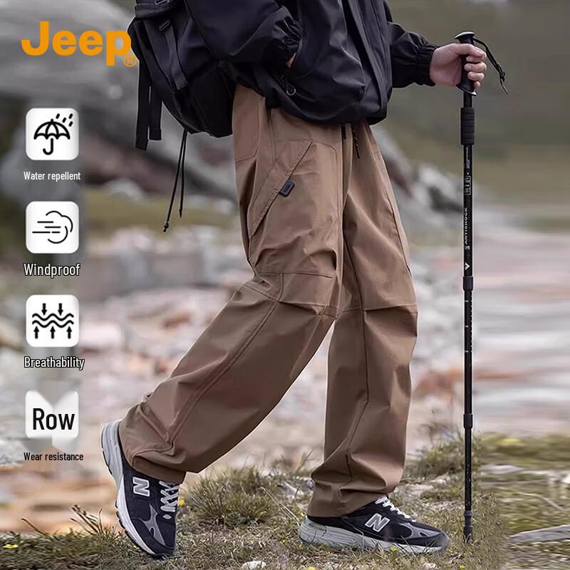 JEEP Men s Outdoor Windproof Waterproof Cargo Pants M