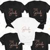 Bachelorette Party Tshirt Love Heart Team Bride Squad Tshirt Bridal Shower Top Bachelor Hen Party Wedding EngageUnisext