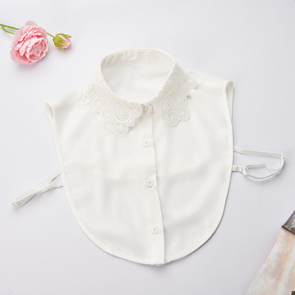 Casual Fake Collar Decoration Business Blouse Detachable Shirt Collar Women Sweater False Collars Lapel Top Apparel Accessories