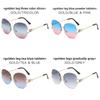Unframed Fox Head Sunglasses Pink Gradient Uv400 Fashion Eyewear For Travel And Parties