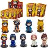 Anime Naruto Blind Box Pajama Series Action Figures Sasuke Kakashi Costume Design Christmas Gift Toy Model Decoration New