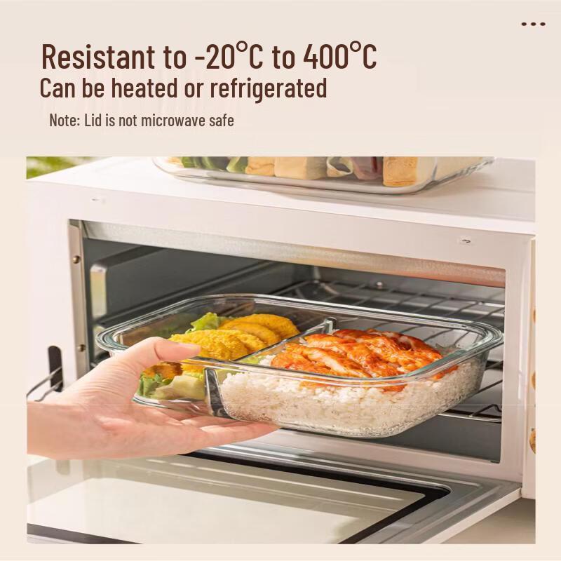 Microwaveable Glass Food Container Set