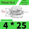 50pcs Metal Jack Nuts Screw Fixed Bolt Board Expansion Plugs Anchors Rivet Nut  Board Wall