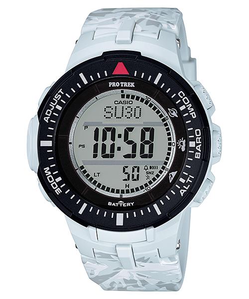 Casio Men s Resin 100M Water Resistant Digital Alarm Quartz Watch PRG-300CM-7 белый