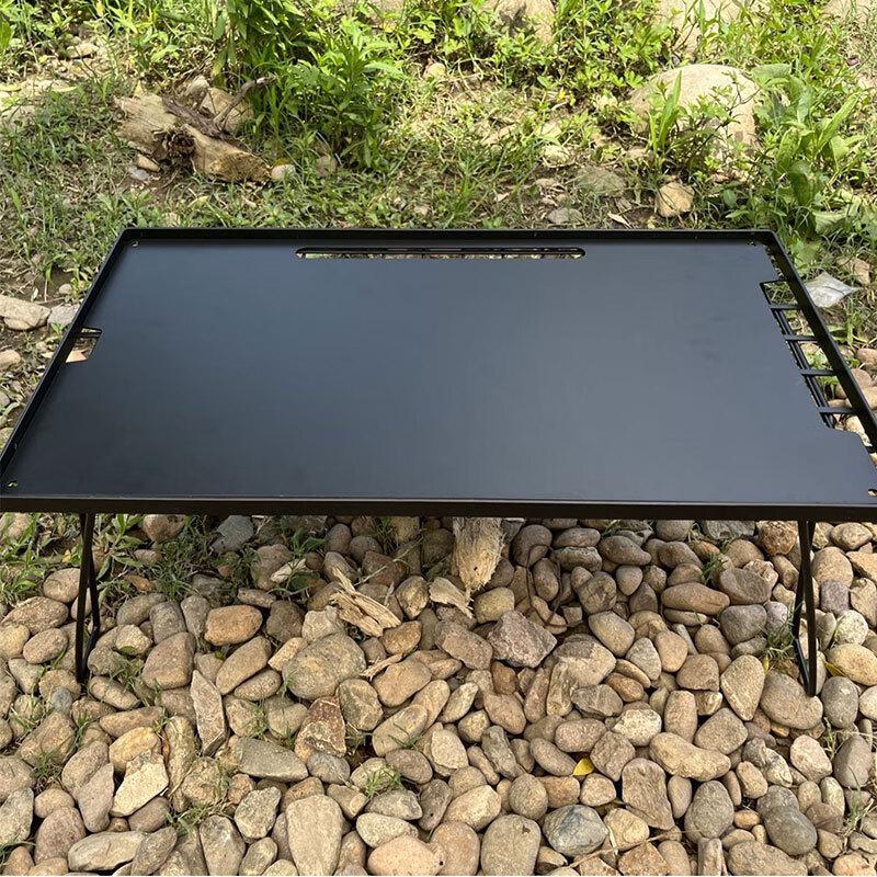 Camping Mesh Table with Storage Rack