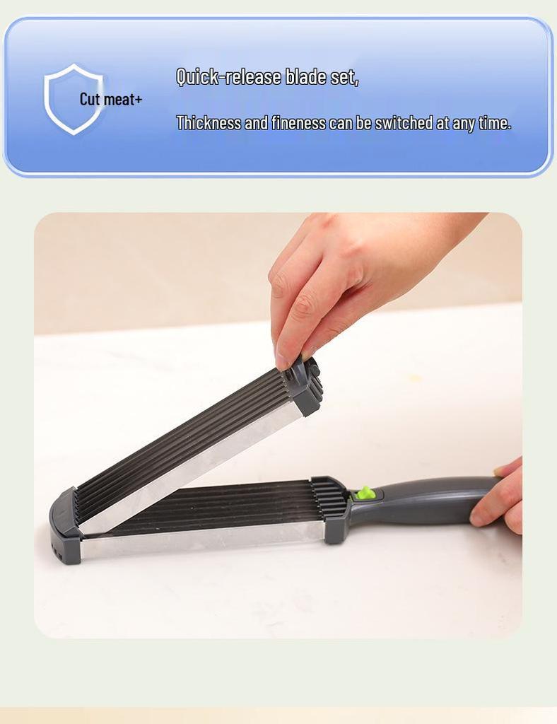 Effortless Meat Slicer for Fresh Beef - Easy To Clean, Perfect for Home Kitchens