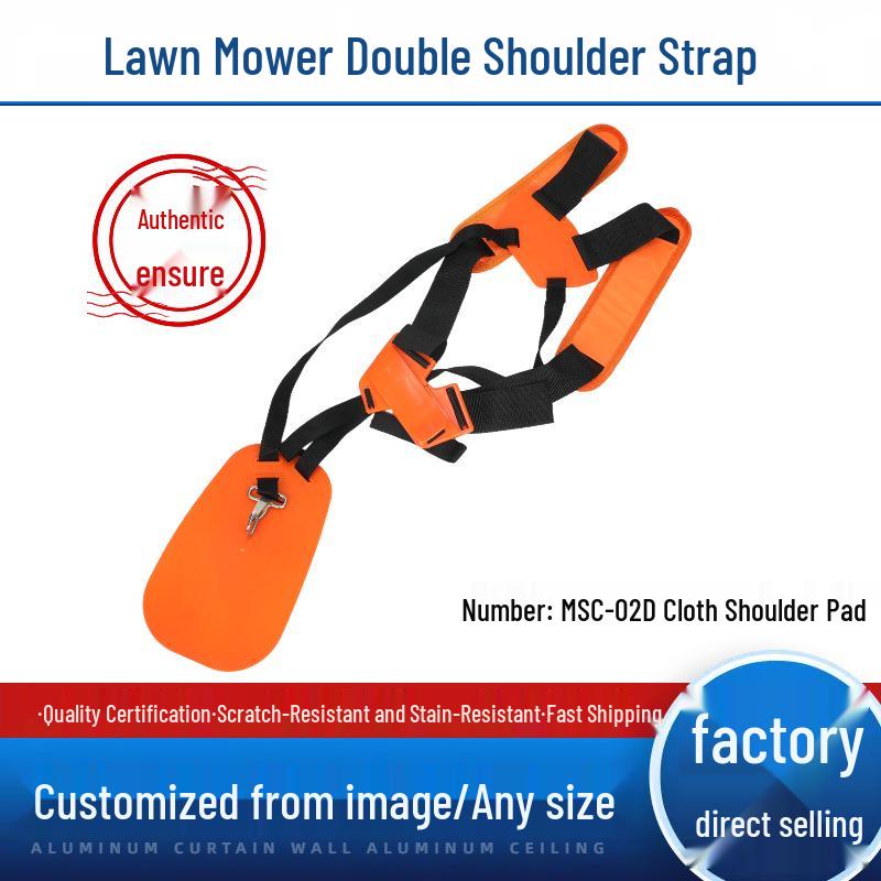 Rasenmäher & Freischneider Doppel-/Einzel-Schultergurt, Verdicktes Design, Seitlich hängend.