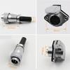 WEIPU WS24 M24 Waterproof Quick Electrical Solder Wire Power Connector 2 3 4 9 10 12 19 Pin Aviation LED Male Plug Female Socket