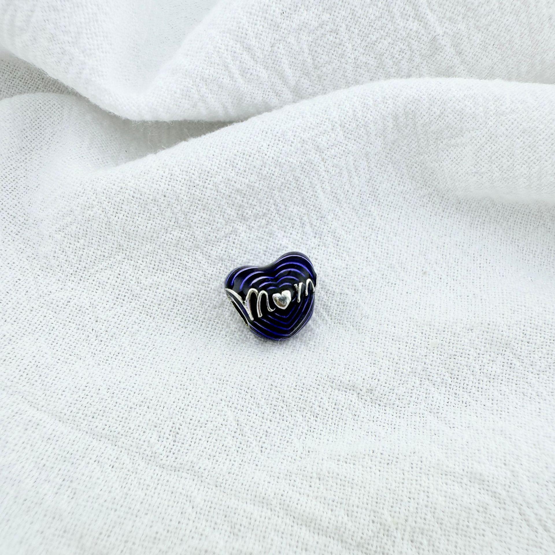 Heart-Shaped Silver-Plated Beads for Jewelry Making - 2025 Style Silver Plated