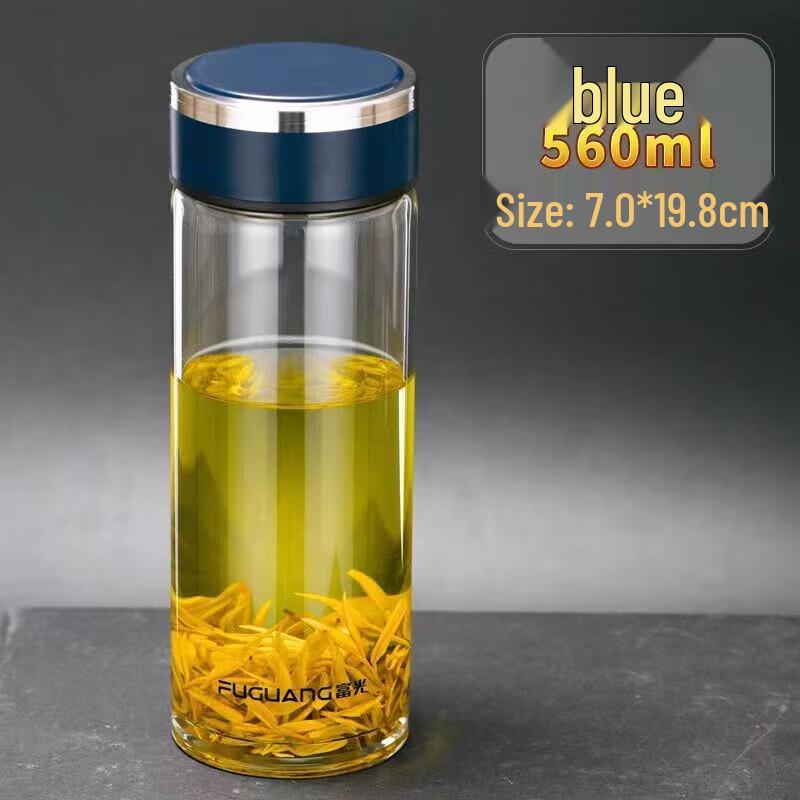 Fugang Zhikang Portable Glass Tea Infuser Bottle