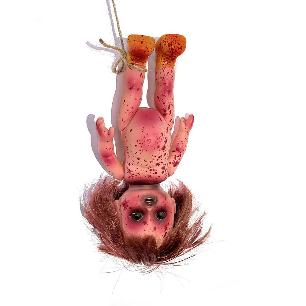 Ghost Halloween Day Rebirth Zombie Elf Doll Terror Prop Decoration Toys New Dolls For Kids Adults Children's Birthday Gift Holiday Present Suitable