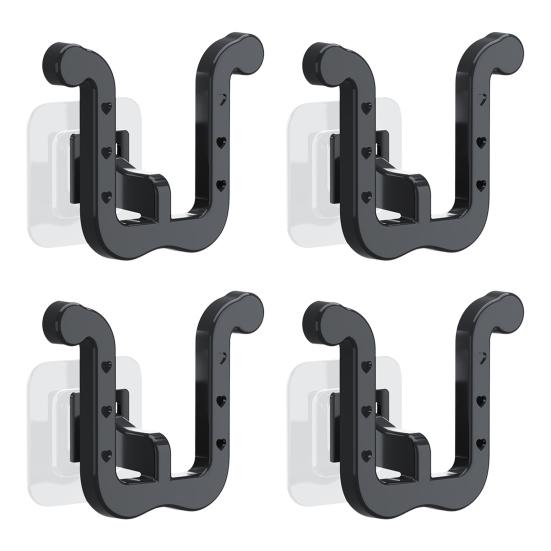 1/4 ks U-tvarovaný držák na pantofle Nástěnný úložný regál Silná nosnost