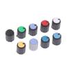 20Pcs Dual Color Knob 10X12Mm Small Volume Adjustment Hat Flower Shaft Hole 6Mm Potentiometer Volume Switch Caps Control Knob