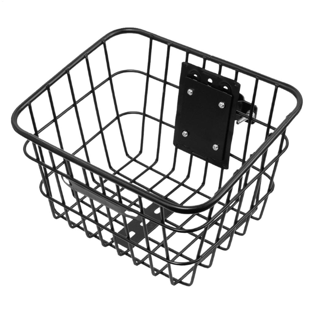 Electric Scooter Basket Iron Bike Front Basket Detachable Cycle Storage Cycling Accessories For Children Adults Daily