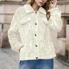 Women's Long-sleeved Hooded Winter Warm Plush Jacket