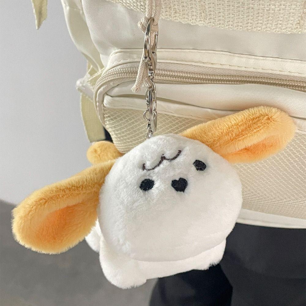 

Soft Pull String Windup Dog Doll Stuffed Doll Puppy Plush Pendant Wagging Tail Dog Toy Girls рожевий