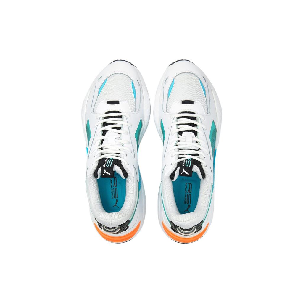 Puma Rs-X Split Mesh Retro Sports Low-Top Lifestyle Shoes Unisex Sneaker White Blue Green 383409-02