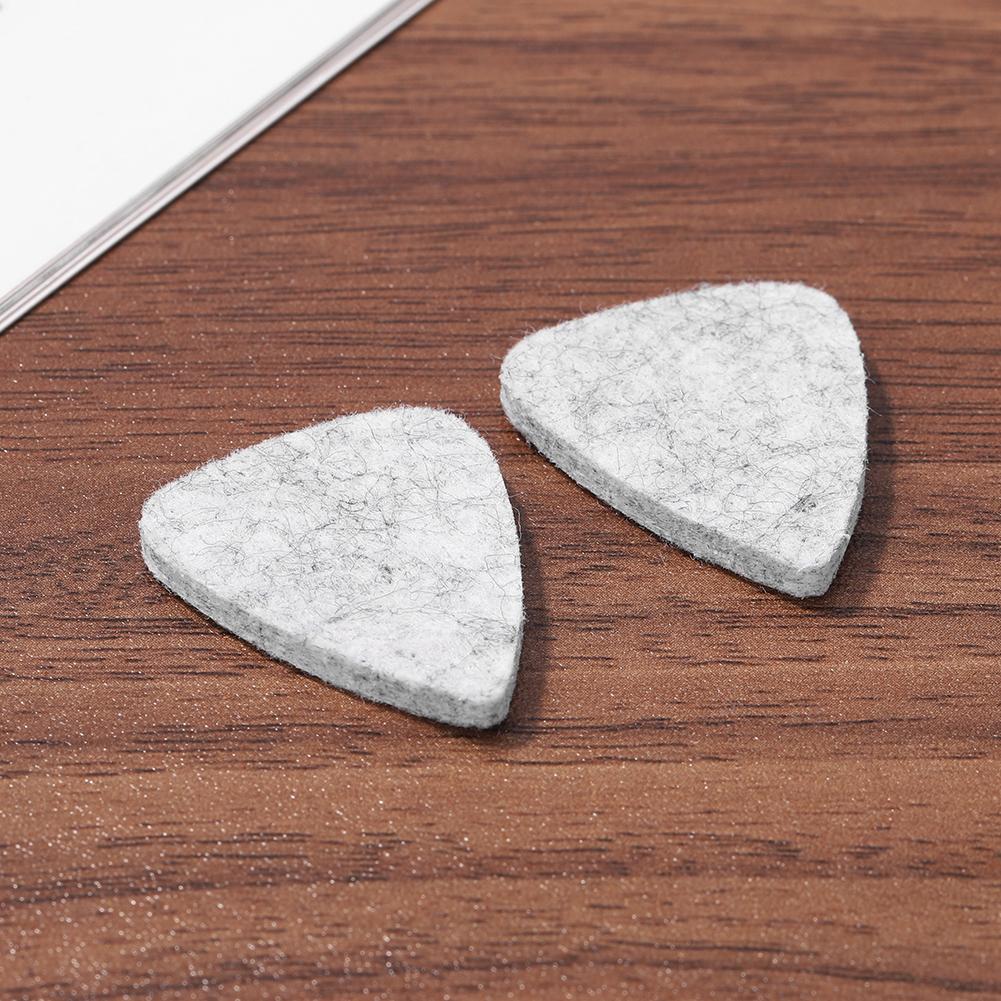 10pcs Electric Guitar Bass Ukulele Felt Picks Electric Guitar Mandolin Plectrum Classic Guitar Picks Ukulele Accessories