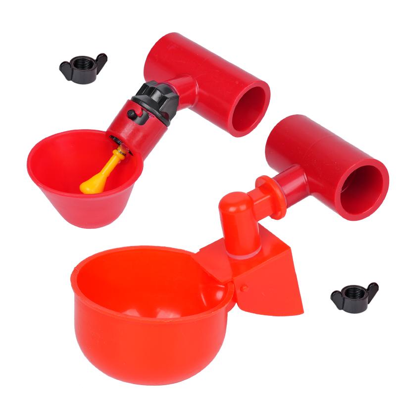 Abbeveratoio Automatico per Polli Tazza per Bere Anatre Mangiatoia per Polli Ciotole e Tazze Abbeveratoi in Plastica per Pollame Forniture per Sistemi Idrici