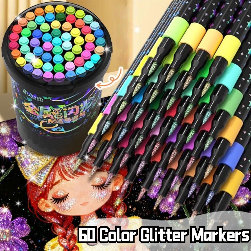 High Coverage Acrylic Marker Soft Head Design Painting Pen New Soft Head Marker  for Students Use