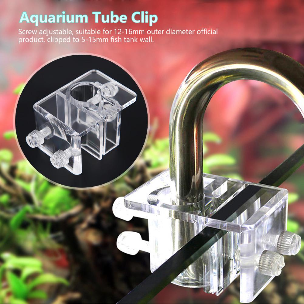 20mm Acrylic Aquarium Hose Tube Fixing Pipe Clip Holder Clamp