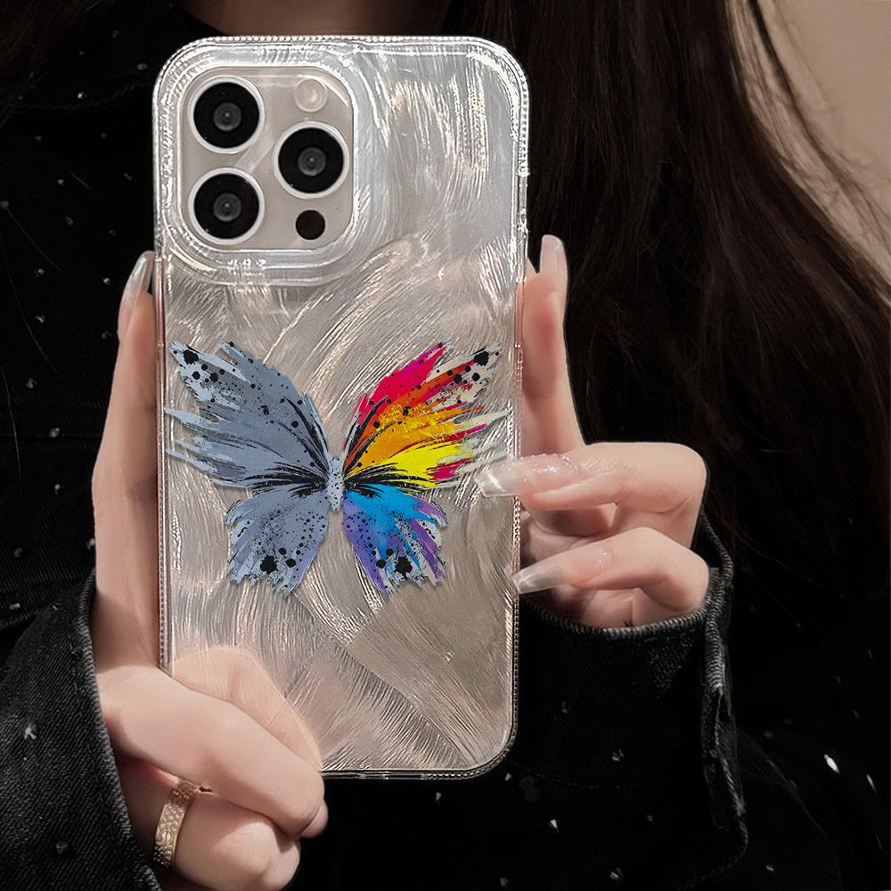 Pouzdro na telefon Feather Luster pro Samsung A53 A14 A33 A12 A32 S24 S23 Plus S20 S21 FE pro iPhone 17 15 16 13 Pro 17 16 Pro Max Pouzdro na telefon s motýlí mašlí