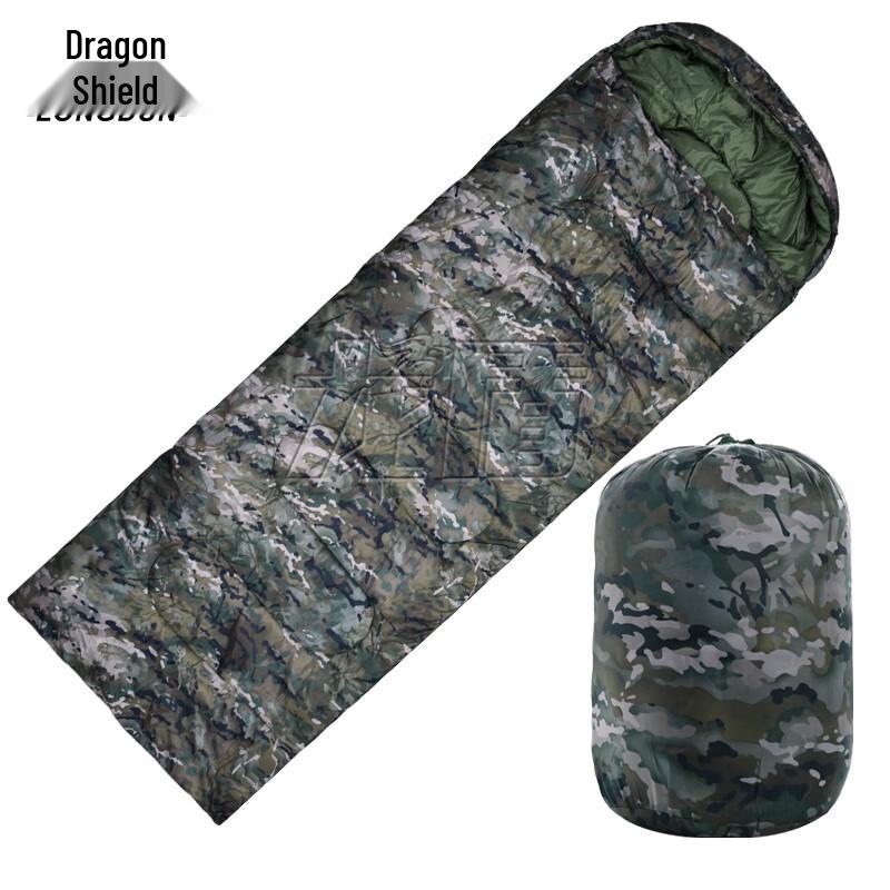 Longdun Outdoor Adult Thickened Envelope Camping Sleeping Bag